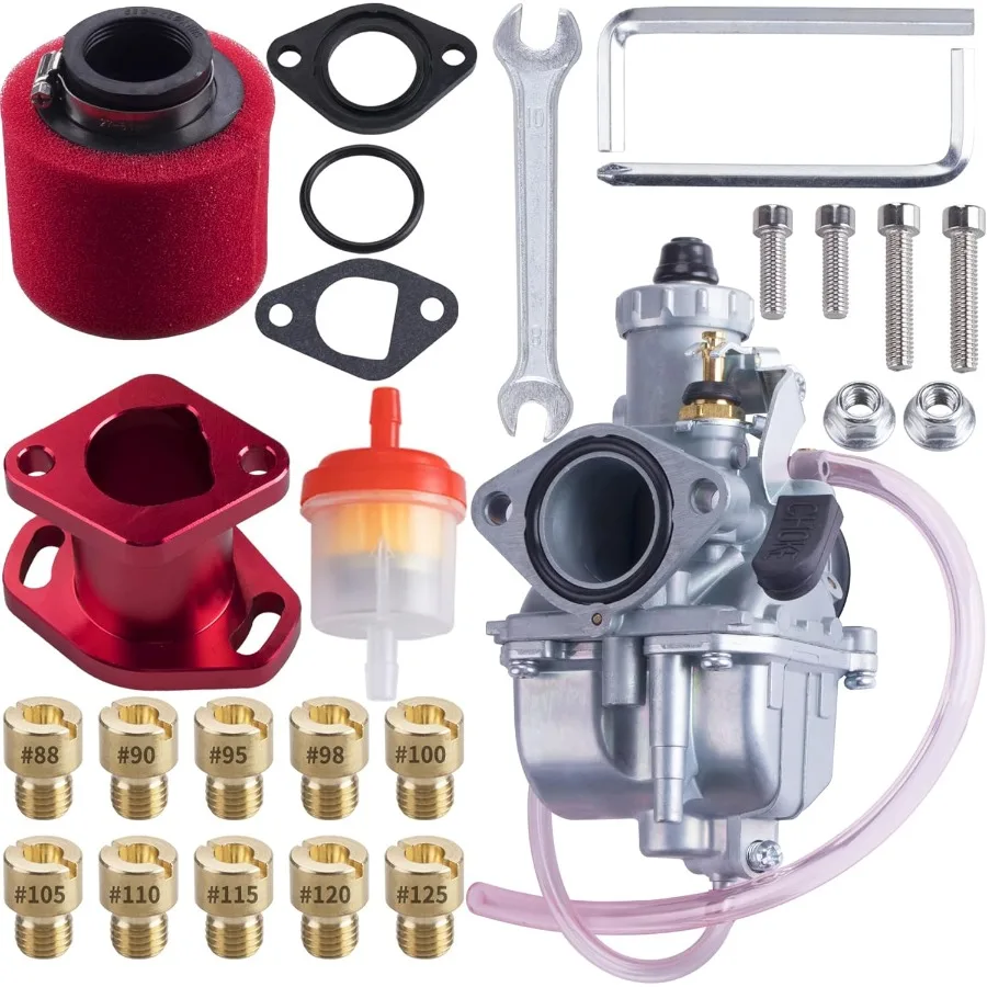 

VM22 Racing Performance Carburetor Carb Mainfold Intake Pipe Air Filter Fit For Predator 212cc GX160 Honda GX200 CT200U 196cc K