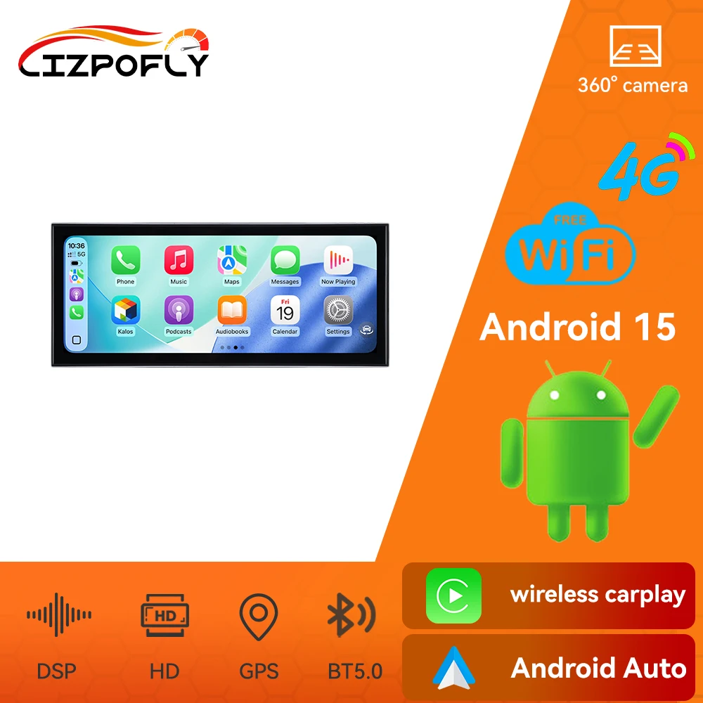 15.8 Inch Car Radio For Mazda CX-9 2021-2024 Carplay Android 15 GPS Navigation Autoradio DSP Multimedia Video Player Head Unit