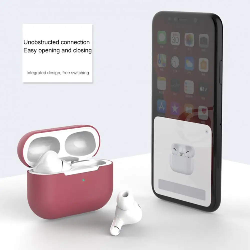 Excellent Perfect Matching Waterproof Spilt Bluetooth-compatible Earphone Case Soft Silicone Earphone Protective Skin
