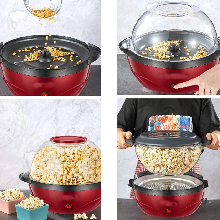 Best Small Popular Electric Air Home Theater Popcorn Makers Home Use Mini Popcorn Machine Nostalgia Mini Popcorn Machine