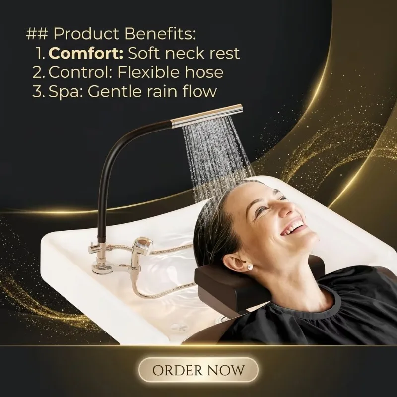 

Head spa equipment, head spa attachments for shampoo bowls, portable waterfall attachments for salons and home use