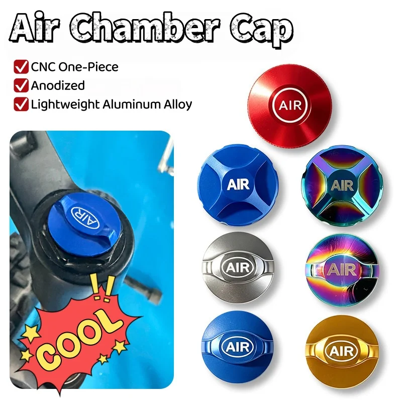 Bicycle Suspension Fork Cap Parts Manual Cover Aluminum Alloy Bike Air Cap Fork Protector For Manitou Magura FOX ROCK SHOX