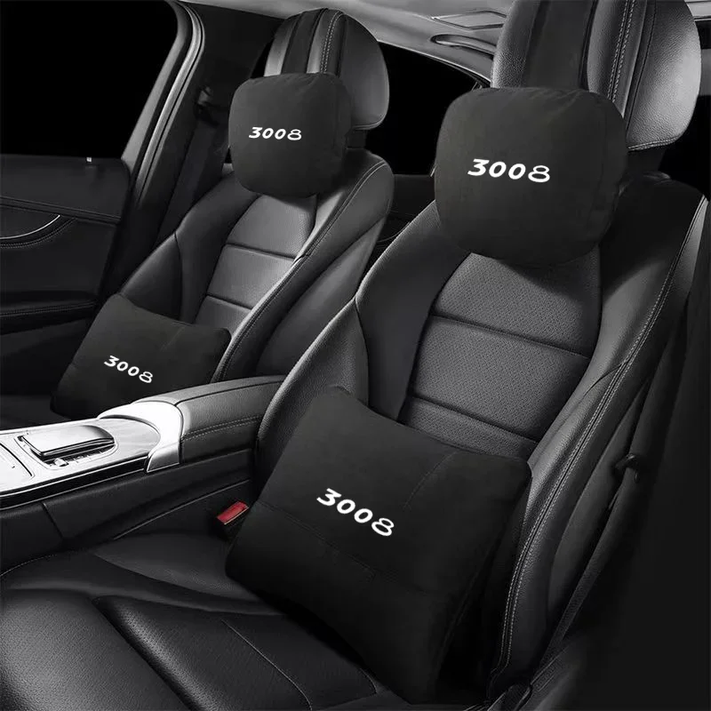 

Top Quality Car Headrest Neck Support Seat Soft Neck Pillow for Peugeot 3008 208 2008 207 307 308 108 301 405 Car Accessories