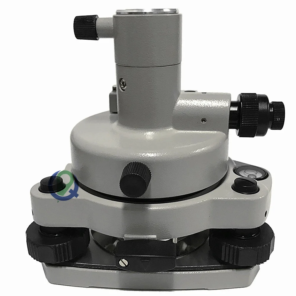 NEW version Gray Three-jaw Tribrach & Adapter With Optical Plummet For Total Station Prism GPS Surverying