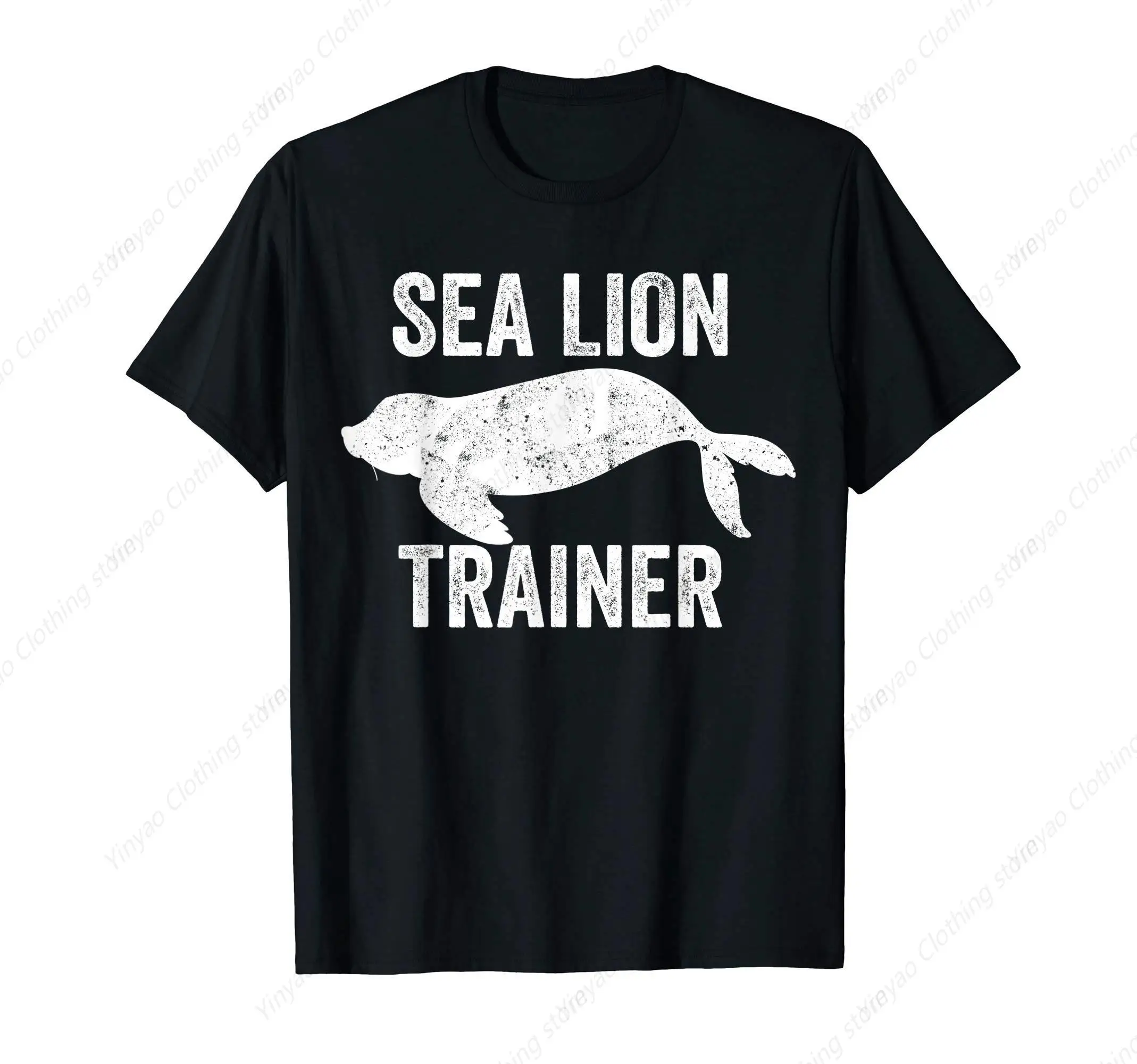 Sea Lion Trainer Animal Enthusiast Men's and Women's T-shirt Fashion Gift Men's Clothing Cotton Shirt