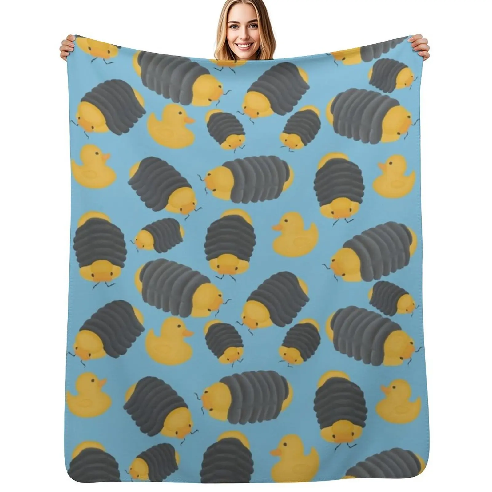 

Rubber ducky isopods: The Meeting Throw Blanket Hairy Flannels Soft Beds Blankets Sofas Of Decoration Blankets