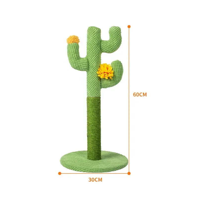 Cactus Cat Scratching Post Detachable Cat Scratcher Sisal Pet Climbing for Cats Funny Kitten Scratching Tree Pet Cat Accessories