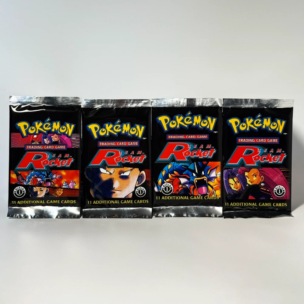 Pokémon 1st Edition Team Rocket Booster Packs 11 Cards Devastation/essie James/Gyarados PTCG Game Rare Cards Collectible Gifts