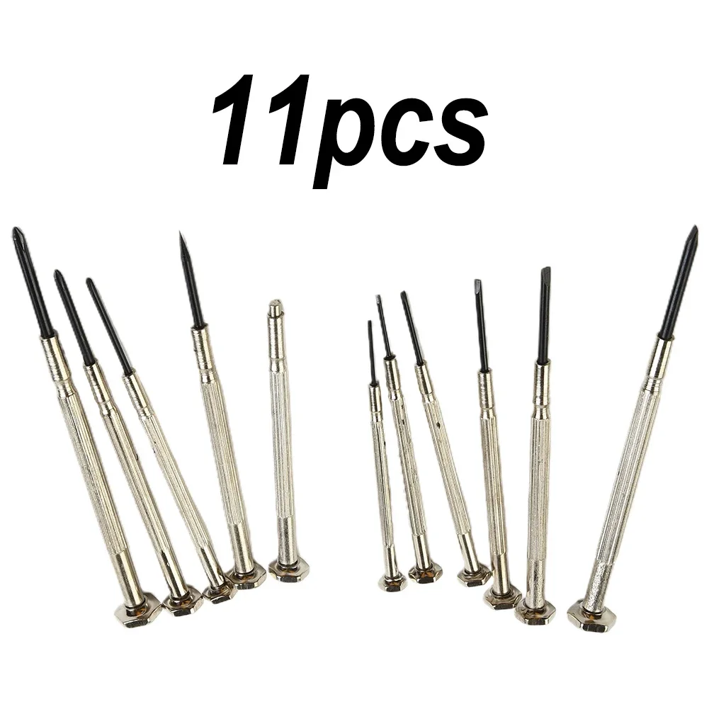 Repair Tool Screwdriver Set Watch Repair Chrome Vanadium Steel Organization Case Precision Pro Slotted Cross Screwdrivers