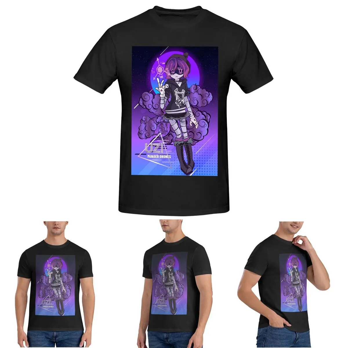 

Murder Drones N And Uzi Doorman T-Shirt for Men Cotton Plus Size T Shirts Men's Tees Short O-Neck Summer Clothes Tops S-6XL