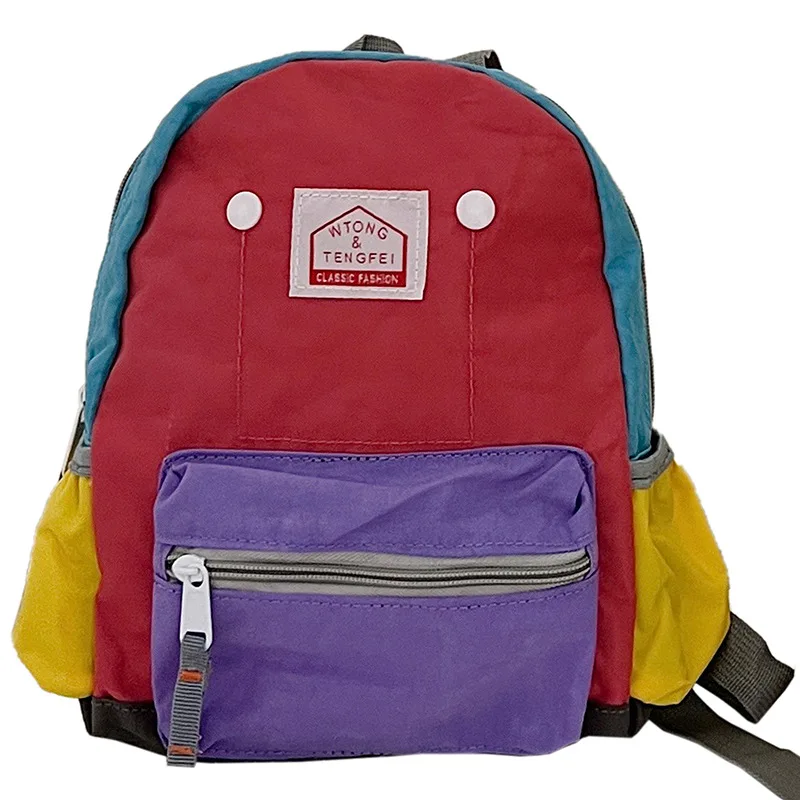 Crianças saco simples leve crianças lona mochila para menino mãe crianças saco para menina saco de escola mochilas de hombre Рюкзак