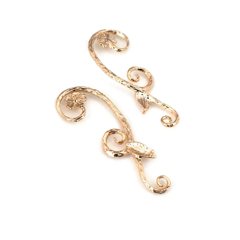 High Quality 18K Gold Color Brass Tree Branch Charms Pendants Diy Jewelry Making Supplies Earrings Accessories for Women