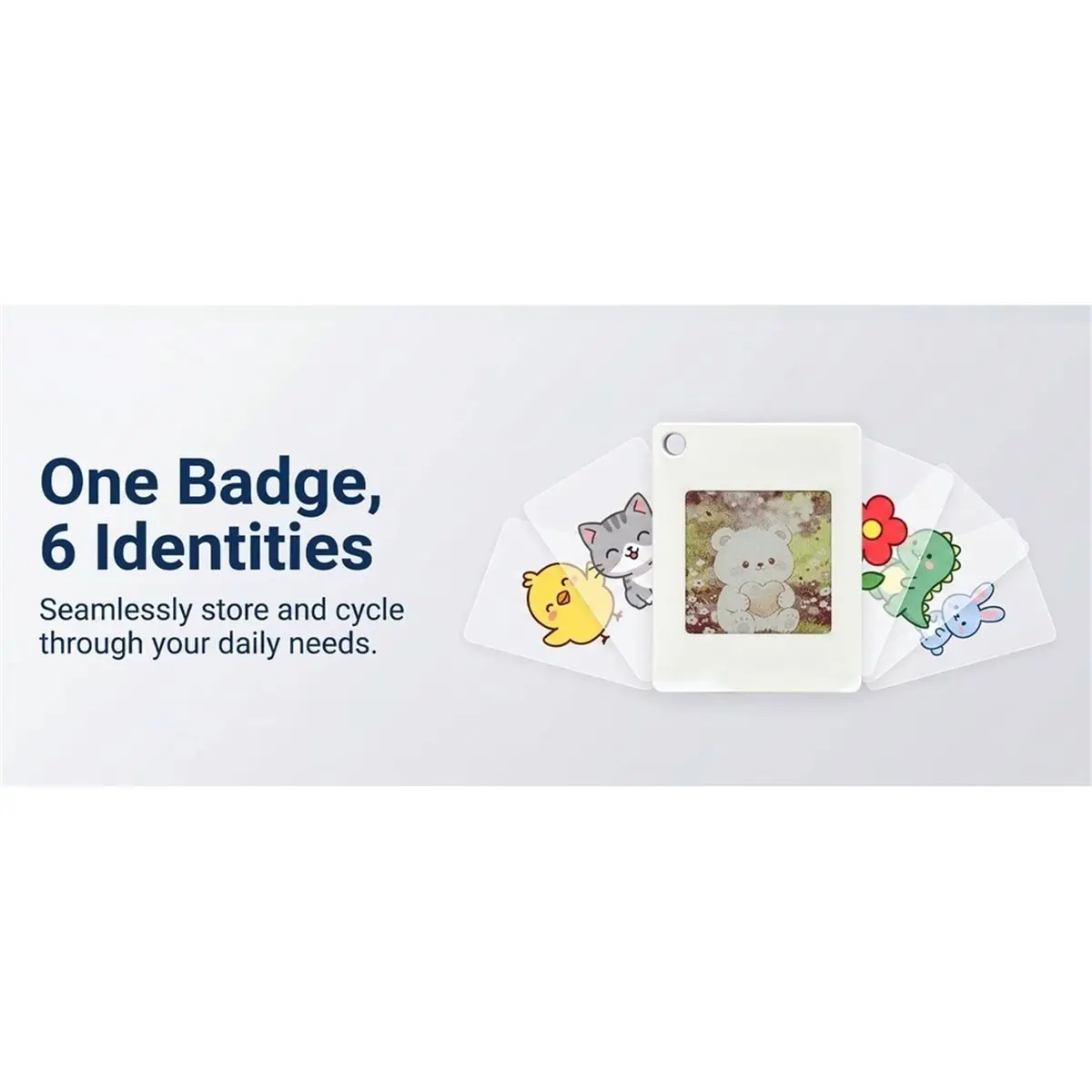1.54 Inch 6-Color Bluetooth E-Paper Display Screen for DIY Offices ID Card Tag Keychain Electronic Shelf Label
