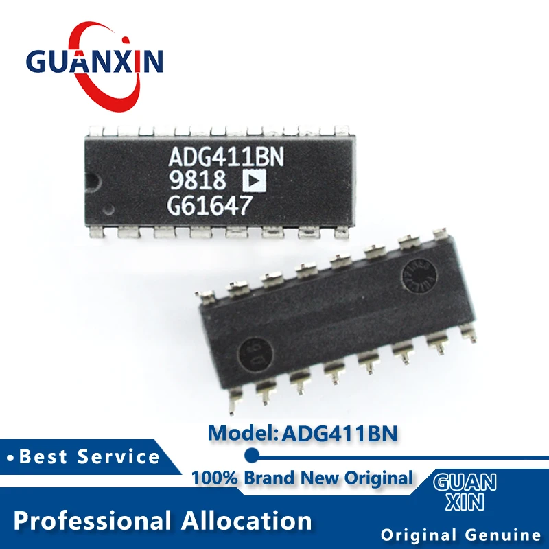 

100% New Electronic Marking ADG411BN ADG411BNZ PDIP-16 ADG411