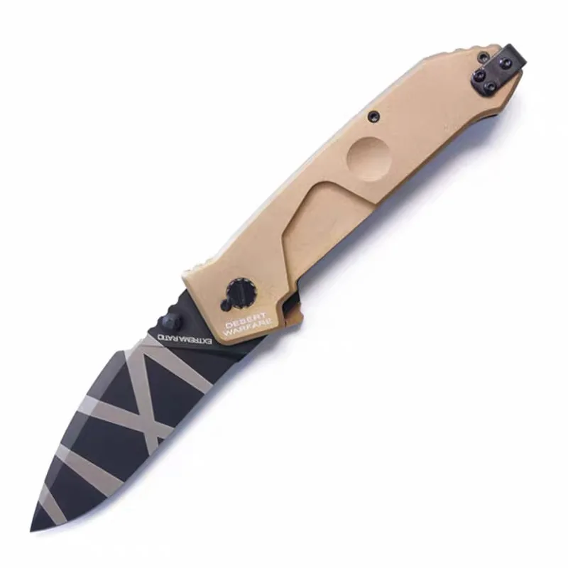 MF1- Heavy Duty folding knife Outdoor Camping Hunting knife Emergency rescue tool Fishing Mountaineering slice sharp fruit knife