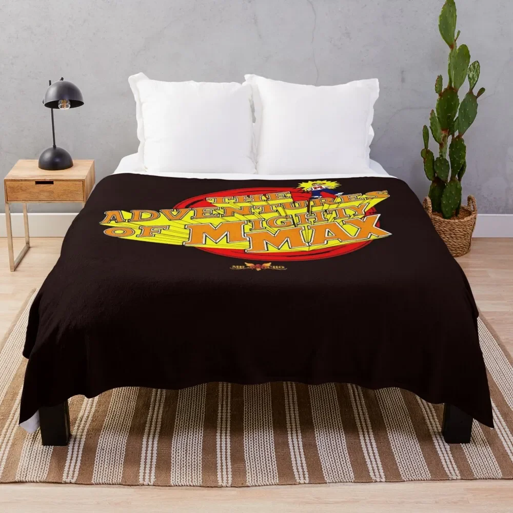 Mighty Max Retro Cartoon Classic T-Shirt Throw Blanket Bed linens christmas gifts Blankets