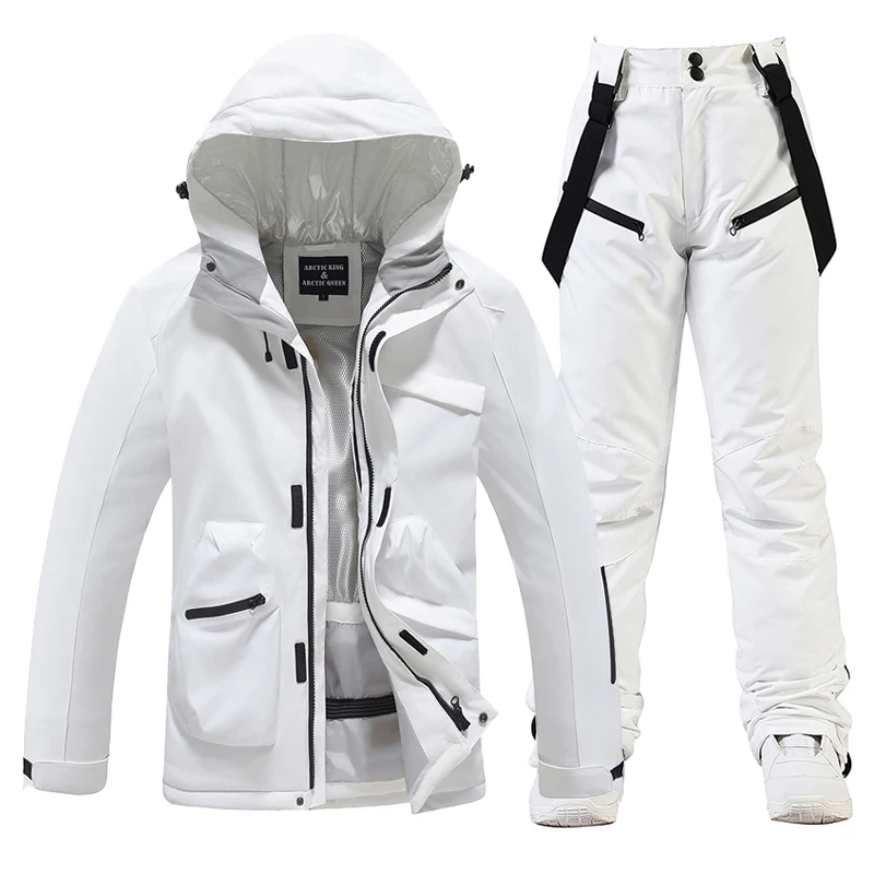 New, Men's and Women's Ski Suit Sets, Waterproof, Snow Costume, Ski Jacket and Pant Set, Outdoor Clothing, Snowboarding, Overall