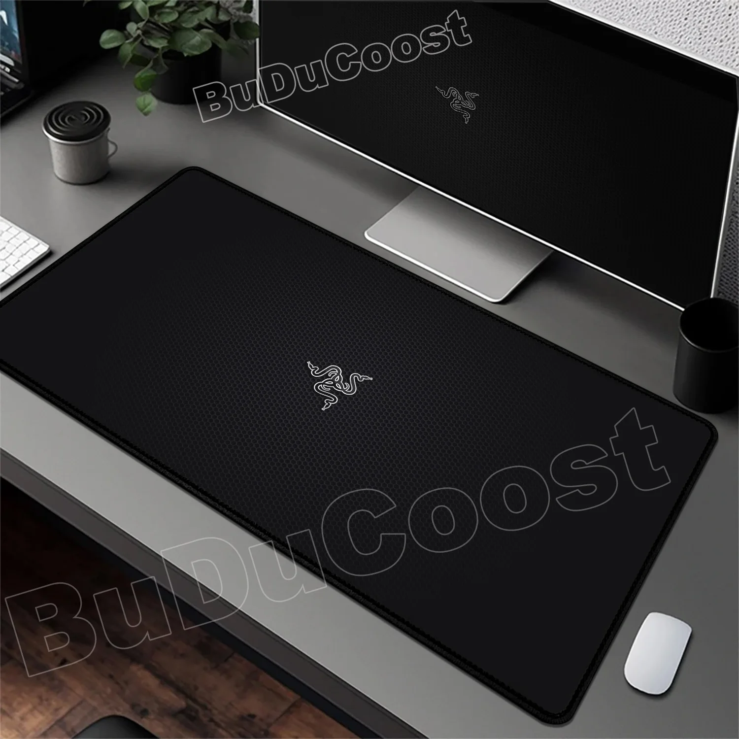 

For Office and Game Razer Mouse Pad Non-slip Keyboard Rubber Mousepad Laptop Pc Computer Desk Mat Gaming Pad Keyboard Mouse Mats