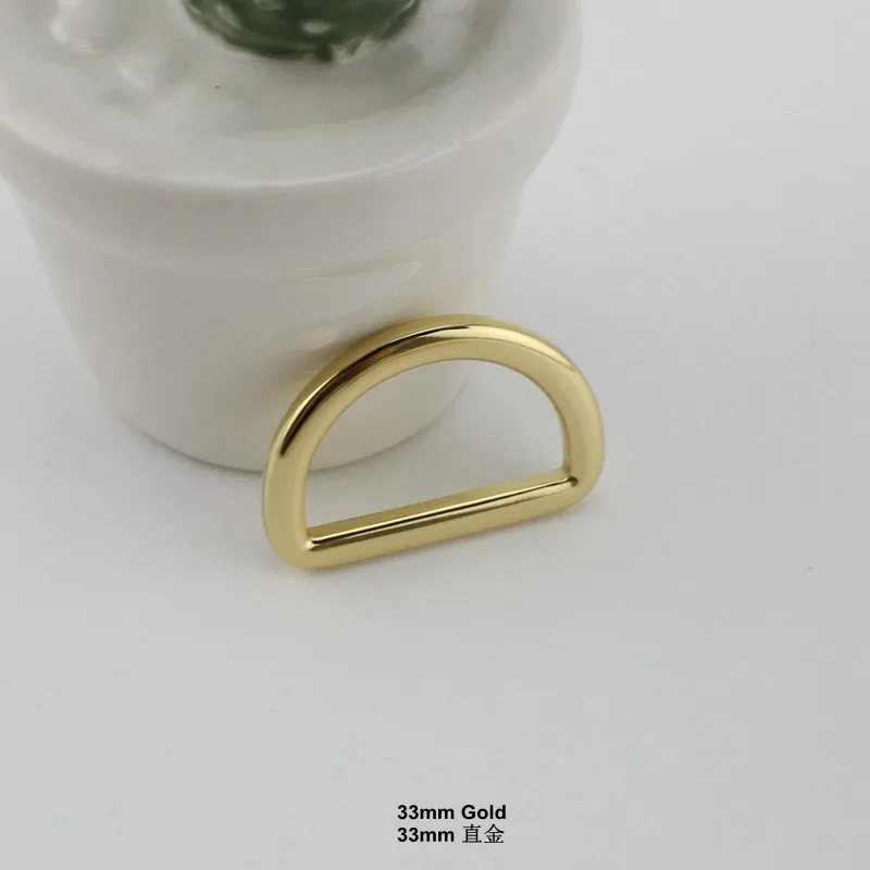 30-100pcs 13mm 16mm 19mm 25mm 33mm 38mm High quality Welded Belt Strap D ring Handbag Webbing Adjusted Alloy Adge D Ring