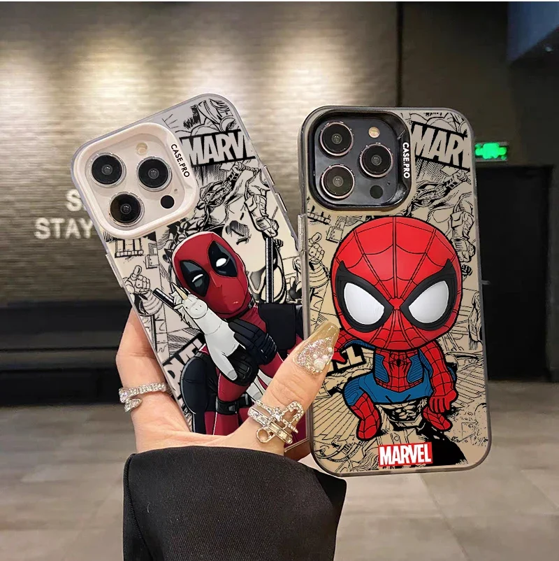 Handyhülle für OnePlus Nord 4 Nord4 5G 3 2 8T Nord CE 2 3 4 Lite Cover Cool Marvel Spider Man Deadpool Matte Armor