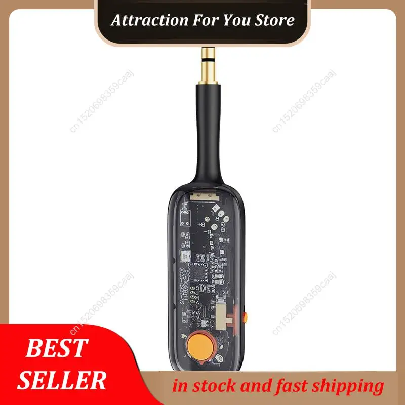 

Hot Selling Bluetooth 5.3 Transmitter Receiver AUX With Mic Stereo Music Wireless Adapter For Home Stereo/Bluetooth Earbuds/PC