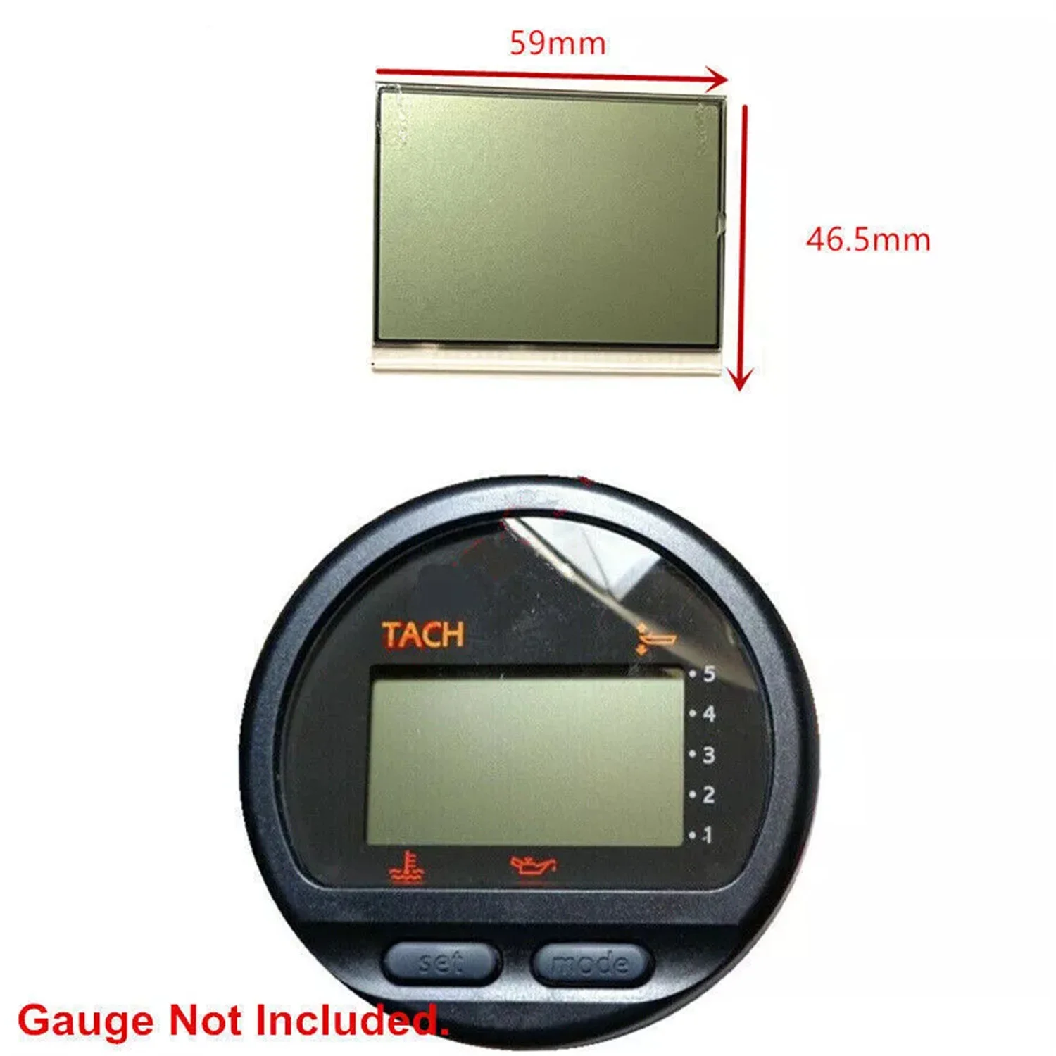 LCD Display For Yamaha Boat Digital TACH Gauge Speedometer Tachometer Fuel Temp 6Y5-8350T-D0-00 Digital Multifunction Gauge Part