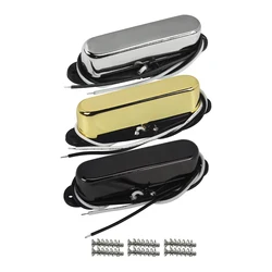 FLEOR 1pc Alnico 5 Single Coil Pickup Neck Guitar Pickup Fit TL Electric Guitar,Chrome/Gold/Black Colors Option