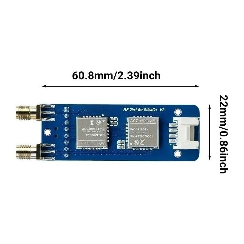 M5StickC PLUS2 ESP32 IoT Module with CC1101 & NRF24 Dual-Band Radio 433MHz/2.4GHz Kit