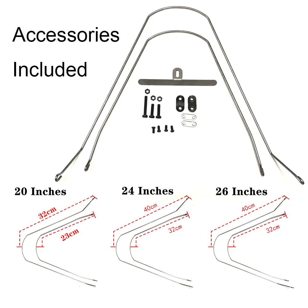 20x4.0 20x5.0 Fat Tire Fender E-bike 20inch Snowboard Electric Bicycle Mudguard Wing Plastic Sturdy Durable Mud Guard