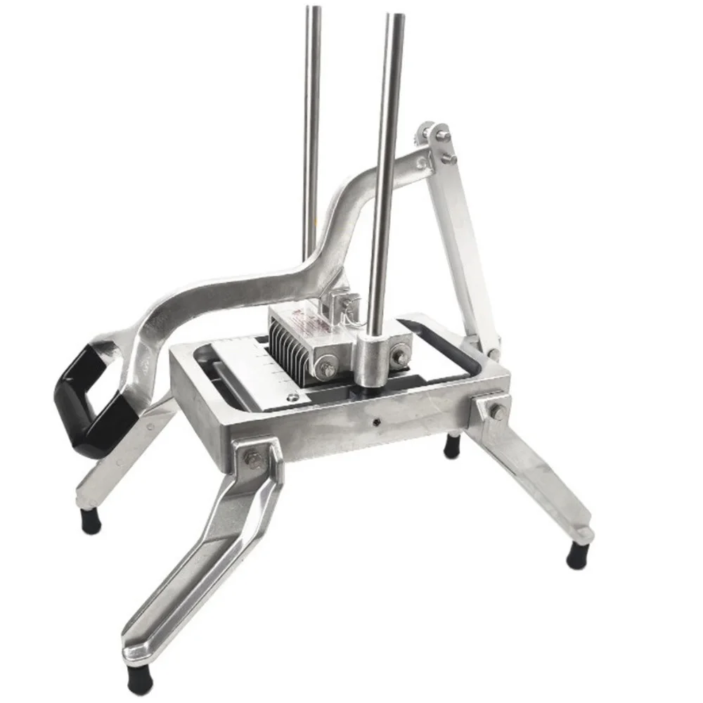 Macchina per patatine fritte commerciale Tagliapatate in acciaio inossidabile Affettatrice manuale per patate Utensile da cucina Procesador De Alimento