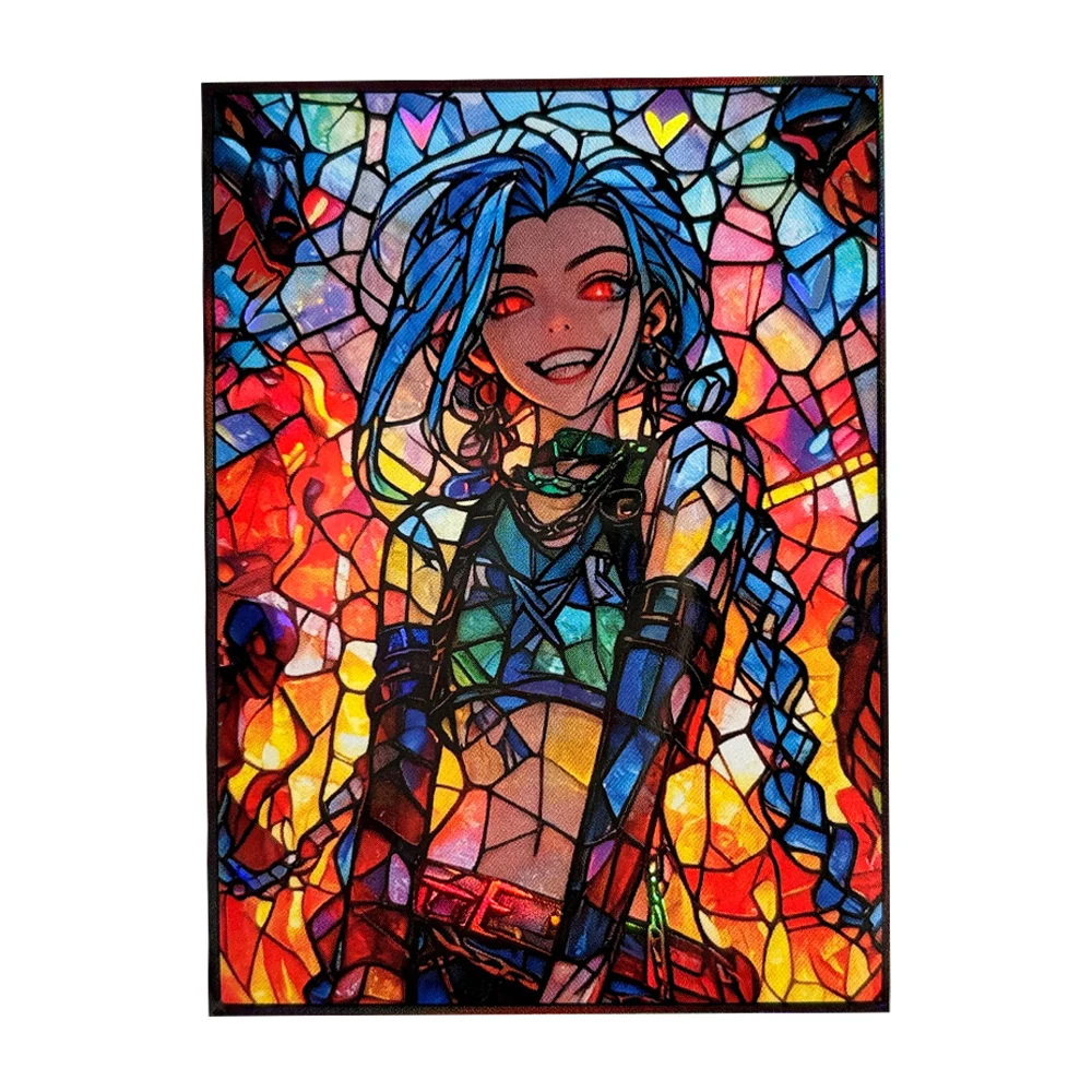 66X91mm 50 Stück Standardgröße Cartoon Anime Kartenhüllen Brettspiel Sammelkarten-Schutzhüllen für MGT/PKM/PTCG – Detail 5