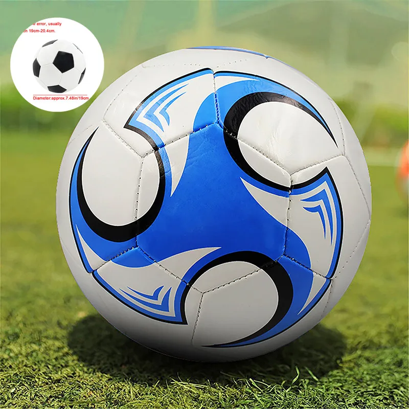 1Pc Durable Soft PU Outdoor Football Training Seamless Soccer Ball Group Training Game Supplies With Heat-bonded Technology