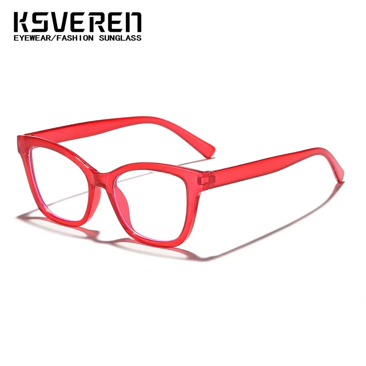 KSVEREN 남성 여성을위한 패션 안티 블루 라이트 독서 안경 맞춤형 처방 안경 광학 안경
