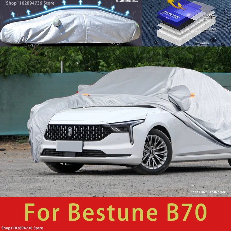 

For Bestune B70 Outdoor Protection Full Car Covers Snow Cover Sunshade Waterproof Dustproof Exterior Car accessories