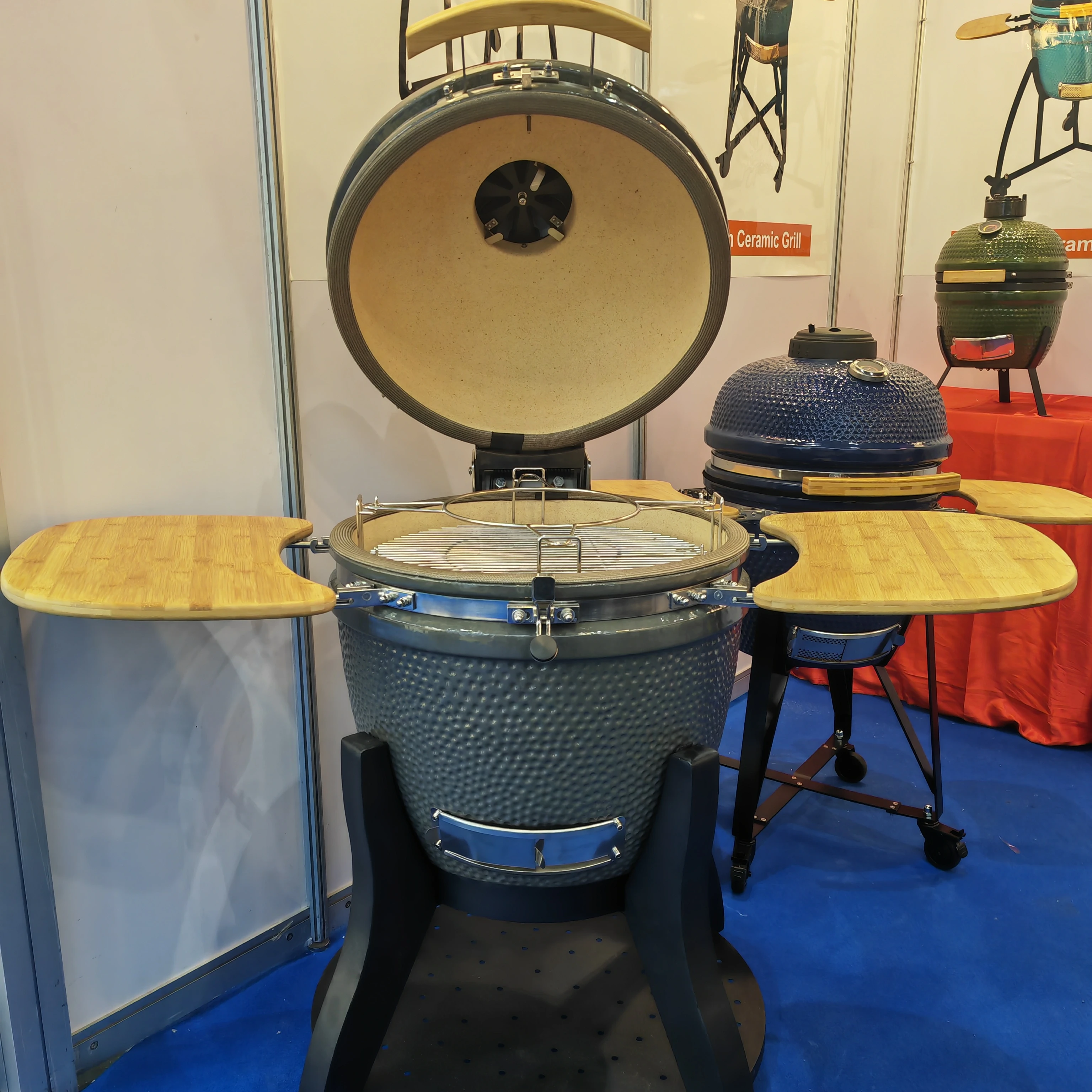 New System Kamado 24inch Ceramic Egg Shape  Outdoor BBQ Grills New Products