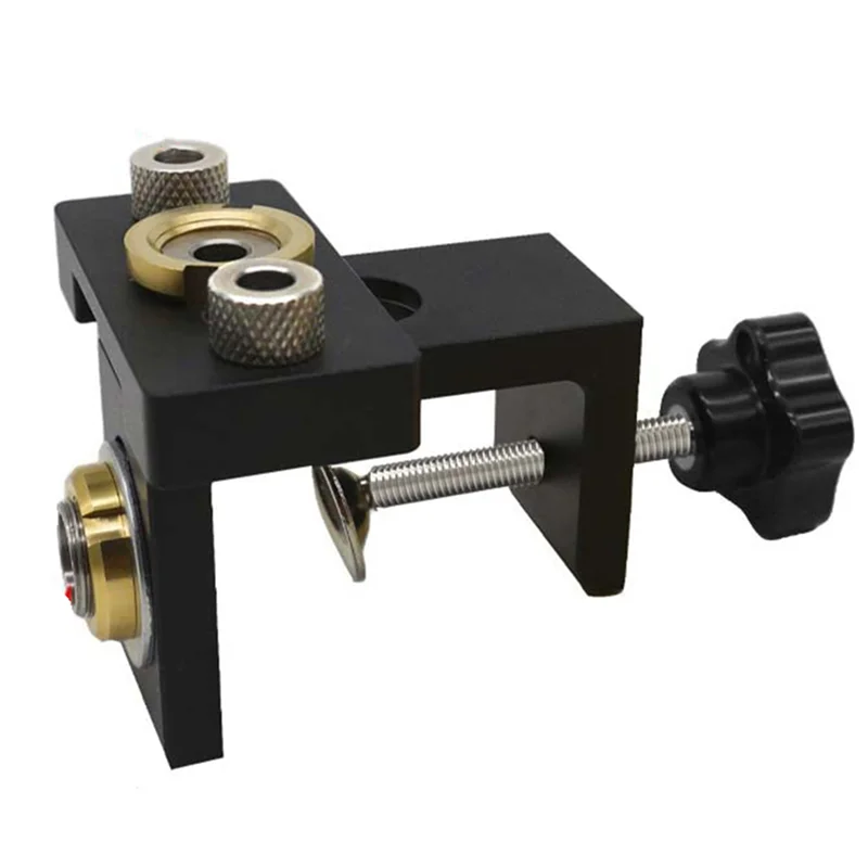 AB11-Locator perforateur outils bois chevilles gabarits roue excentrique réglable travail du bois panneau en bois épissage
