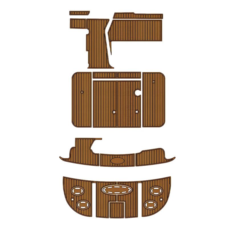

Самоклеящаяся накладка из пены Eva для SeaRay Sundancer 1981, платформа для плавания, кокпита, подушка из пеноматериала EVA, напольное покрытие из тикового дерева