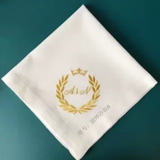 12 Pieces Customized Napkin Personalized Napkins Custom napkins Embroidered Cloth Napkins Wedding Gift Monogrammed Napkins
