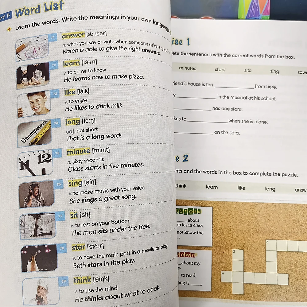 Imagem -05 - Livro de Vocabulário de Inglês Comum Livro 1000 Palavras Básicas Crianças de a 12 Anos