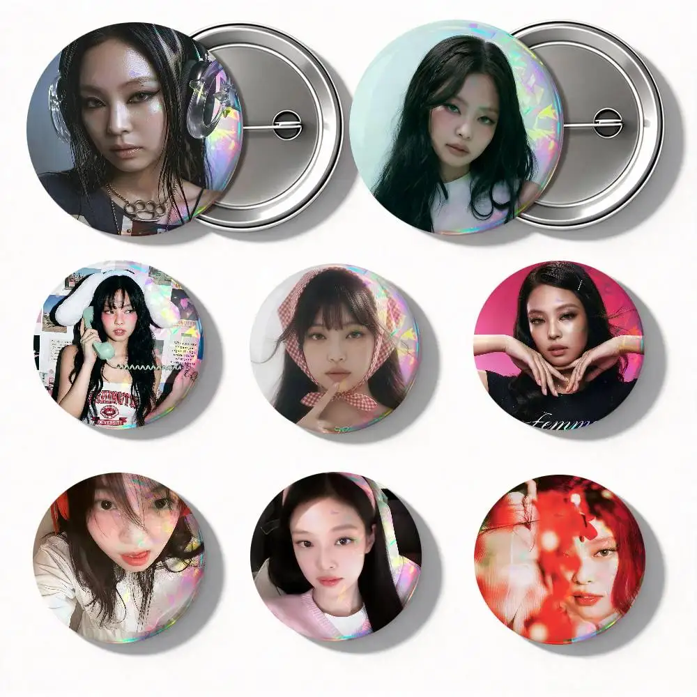 Singer J-Jennie KPOP Solo Album Round Badges Can Be Used To Decorate Clothes And Backpack Pins