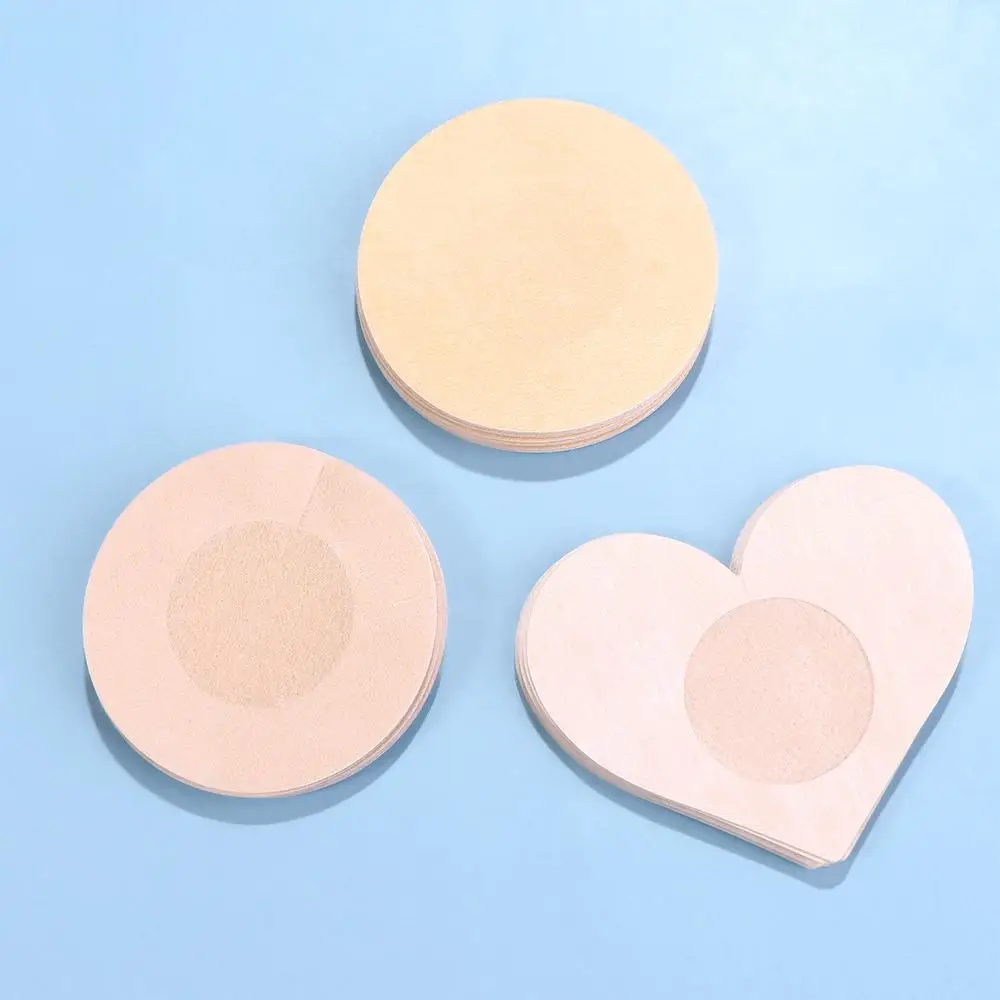 Breast Shields Lifting Bra Women Pasties Wireless Nipple Pad Backless Heart Shape Breast Stickers Nipple Covers Petals Sticker