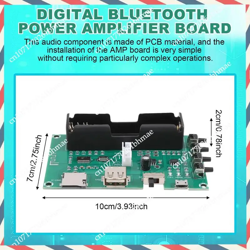 -A21Z Power Amplifier Board XH-A150 Lithium Battery Bluetooth Digital 10W Power DIY Small Speaker Rechargeable