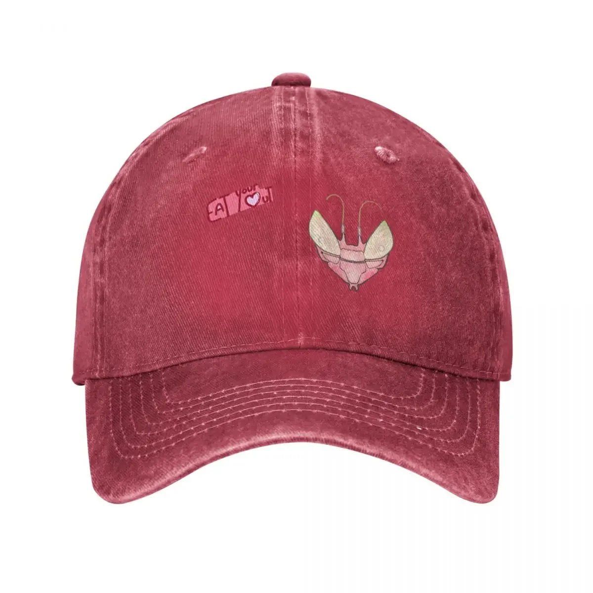 Valentines mantis Baseball Cap Golf Hat Hood Hats For Men Women's