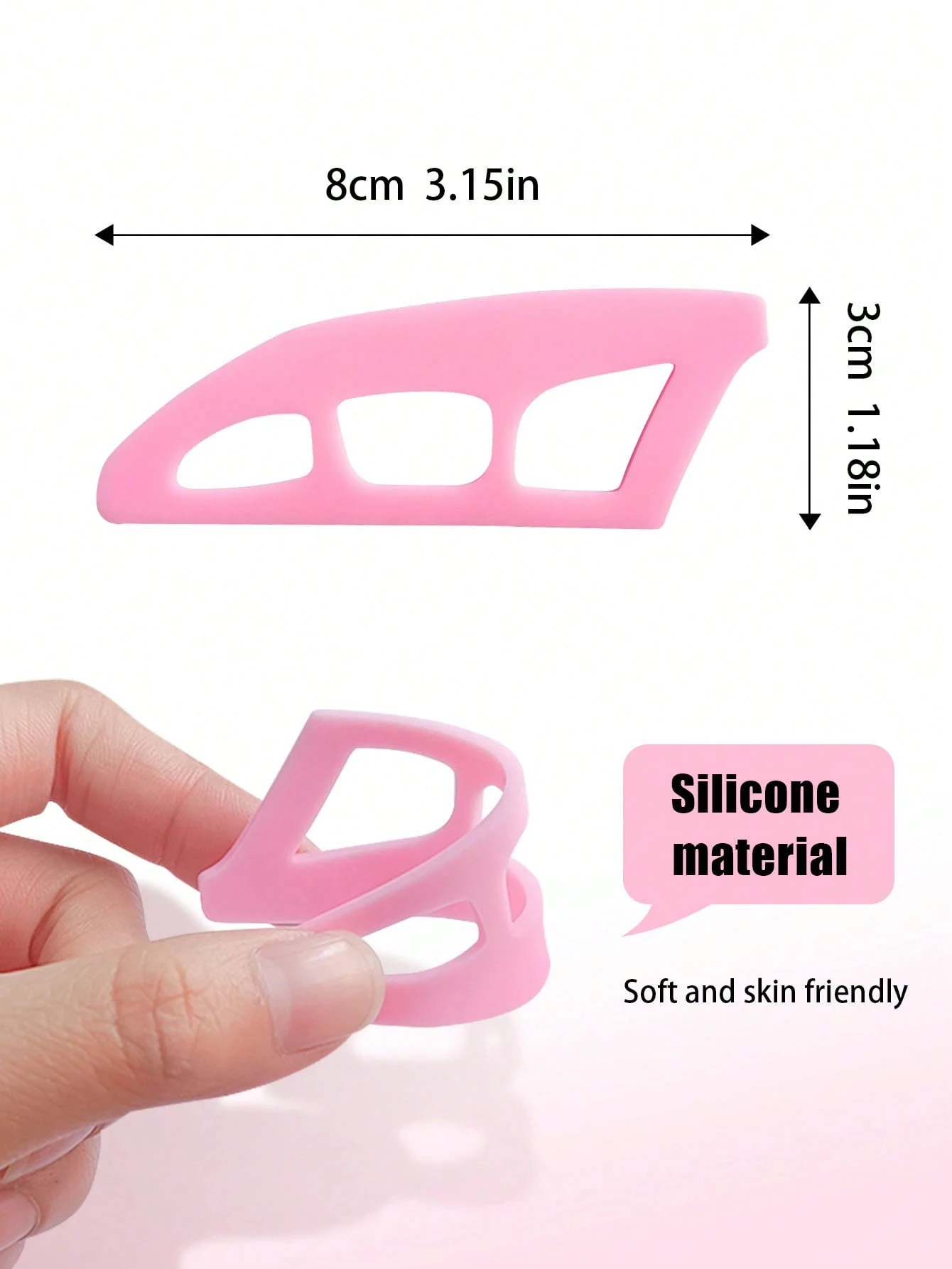 1/2/6 ชิ้น อุปกรณ์ช่วยแต่งตา, แม่แบบตีลายอายแชโดว์, อุปกรณ์ช่วยติดอายแชโดว์, อุปกรณ์แต่งตา เหมาะสำหรับผู้เริ่มต้น