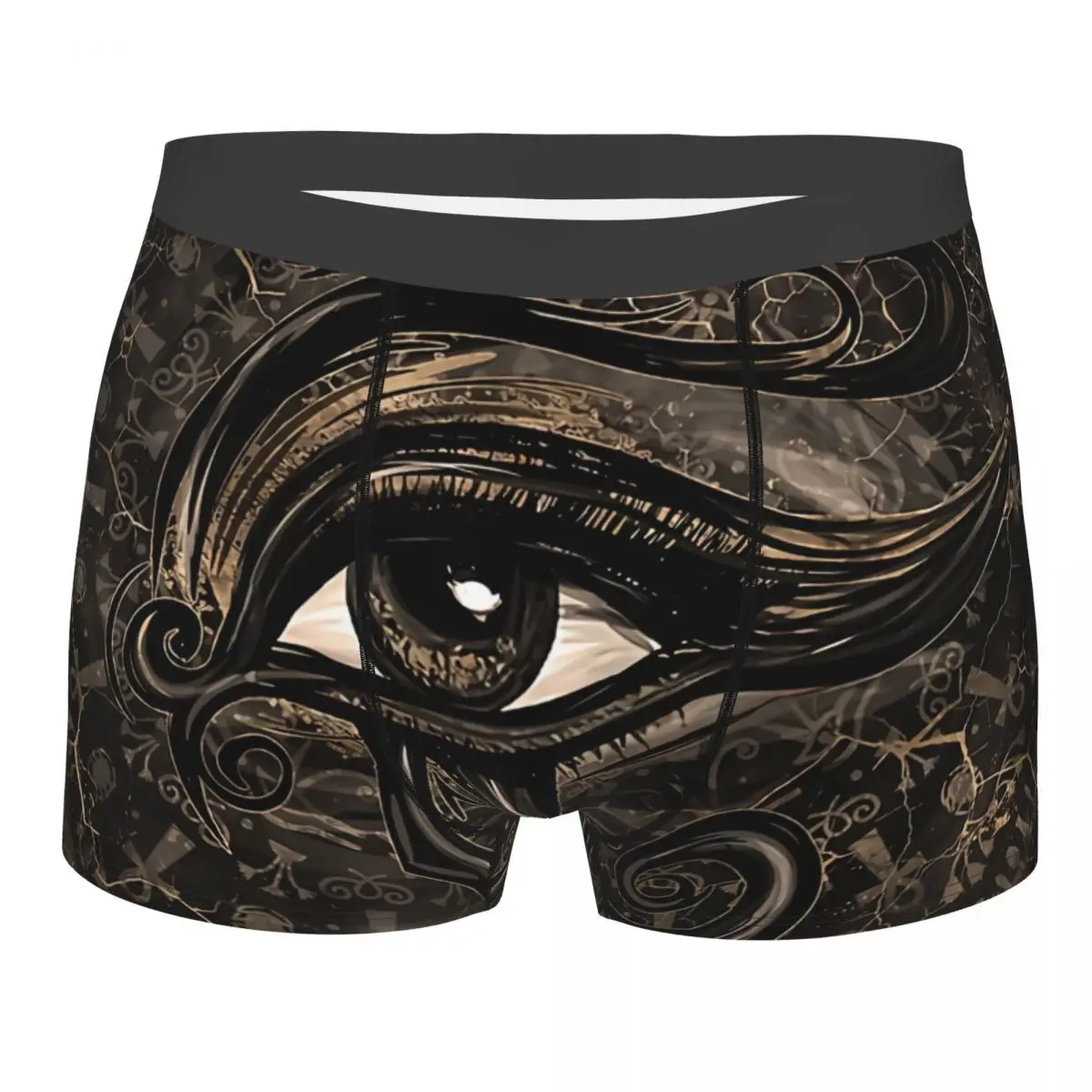 Egyptian Eye Of Horus Man's Boxer Briefs Underpants Greek Viking Highly Breathable Top Quality Sexy Shorts Gift Idea