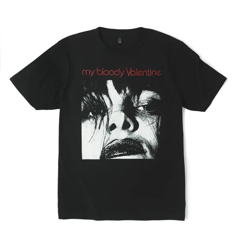 My Bloody Valentine Feed Me with Your Kiss T-shirt Oversized Streetwear Men Women Vintage Y2K Round Neck Tee Fashion Casual Tops