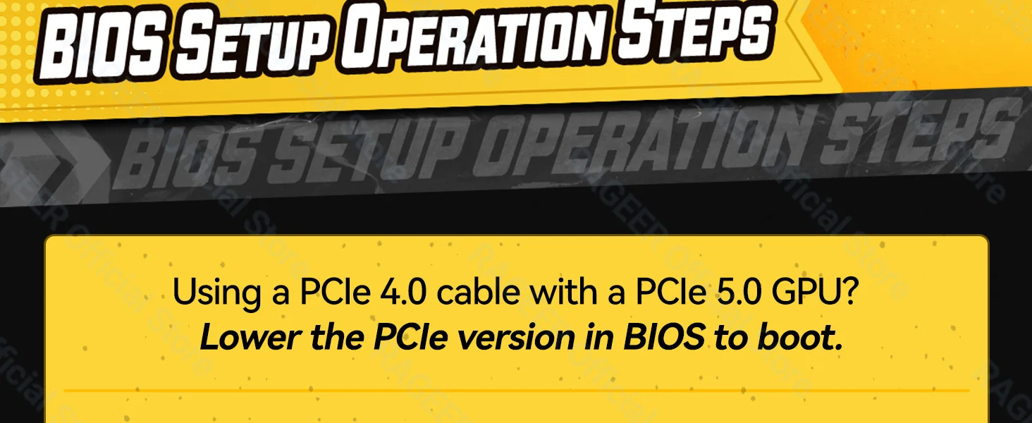 RAGEER PCIe 5.0 Dual Reverse GPU Riser-Kabel 128Gbps 30AWG Doppelt Abgeschirmtes Flachkabel Dual Reverse Verlängerungskabel für ITX-Gehäuse – Detail 4