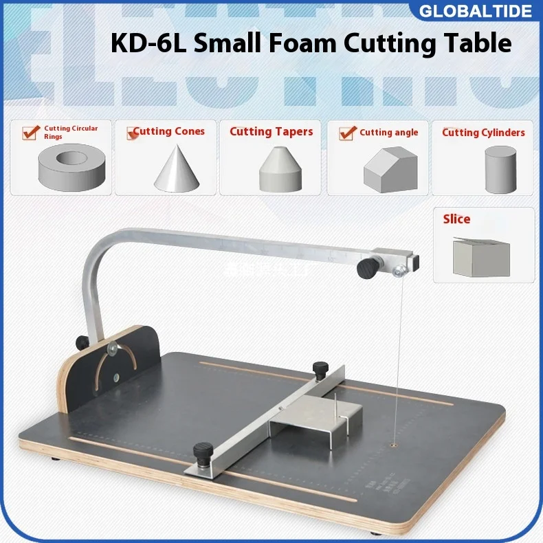 

KD-6A Small Multifunction Bubble Electric Heating Cutting Machine KT Board Pearl Cotton Moving Heating Wire Can Adjusted 0-90°