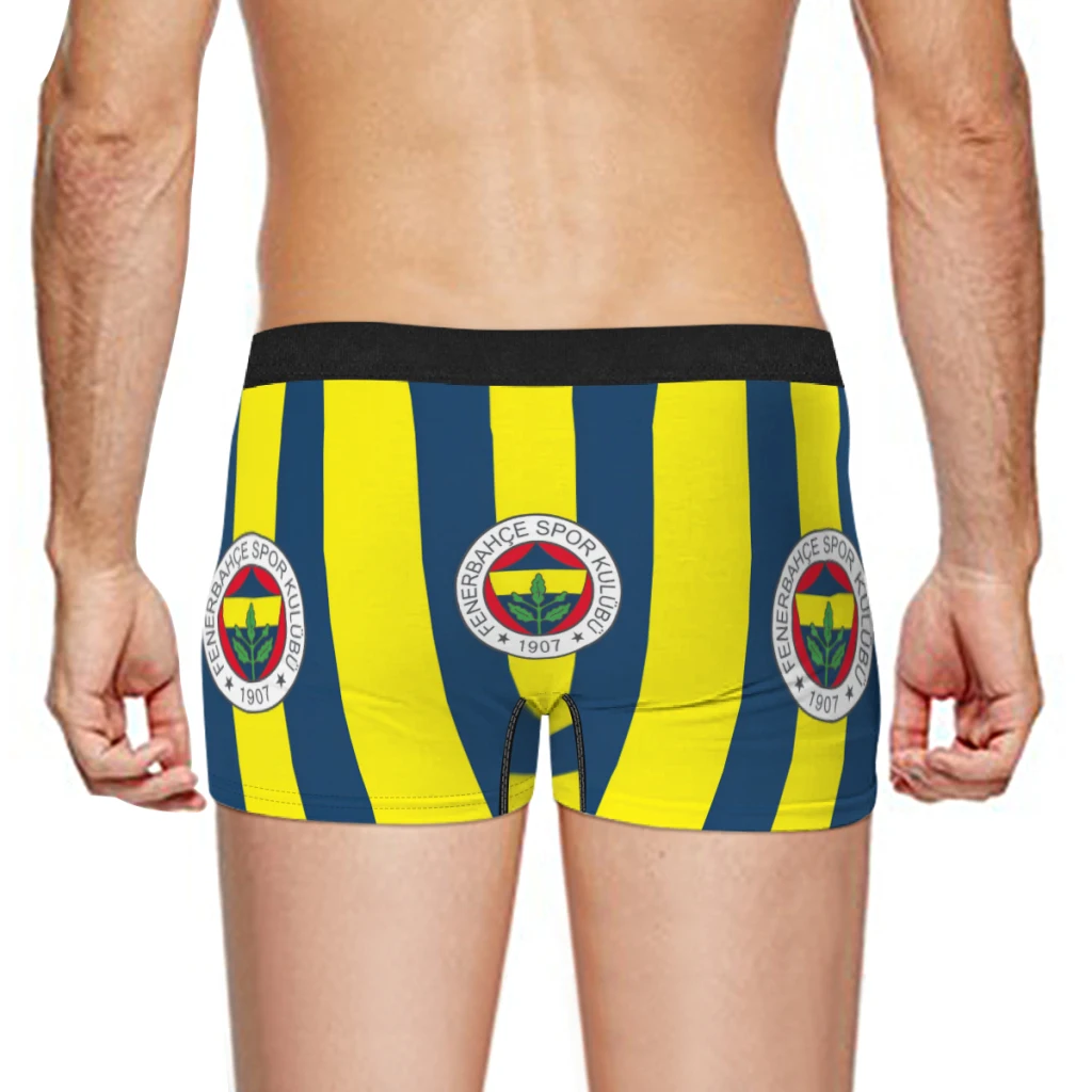 fenerbahce 1907 Coffee Boxer Men's Panties Underpants Male  Breathable Man Boxershorts Underwear For Men