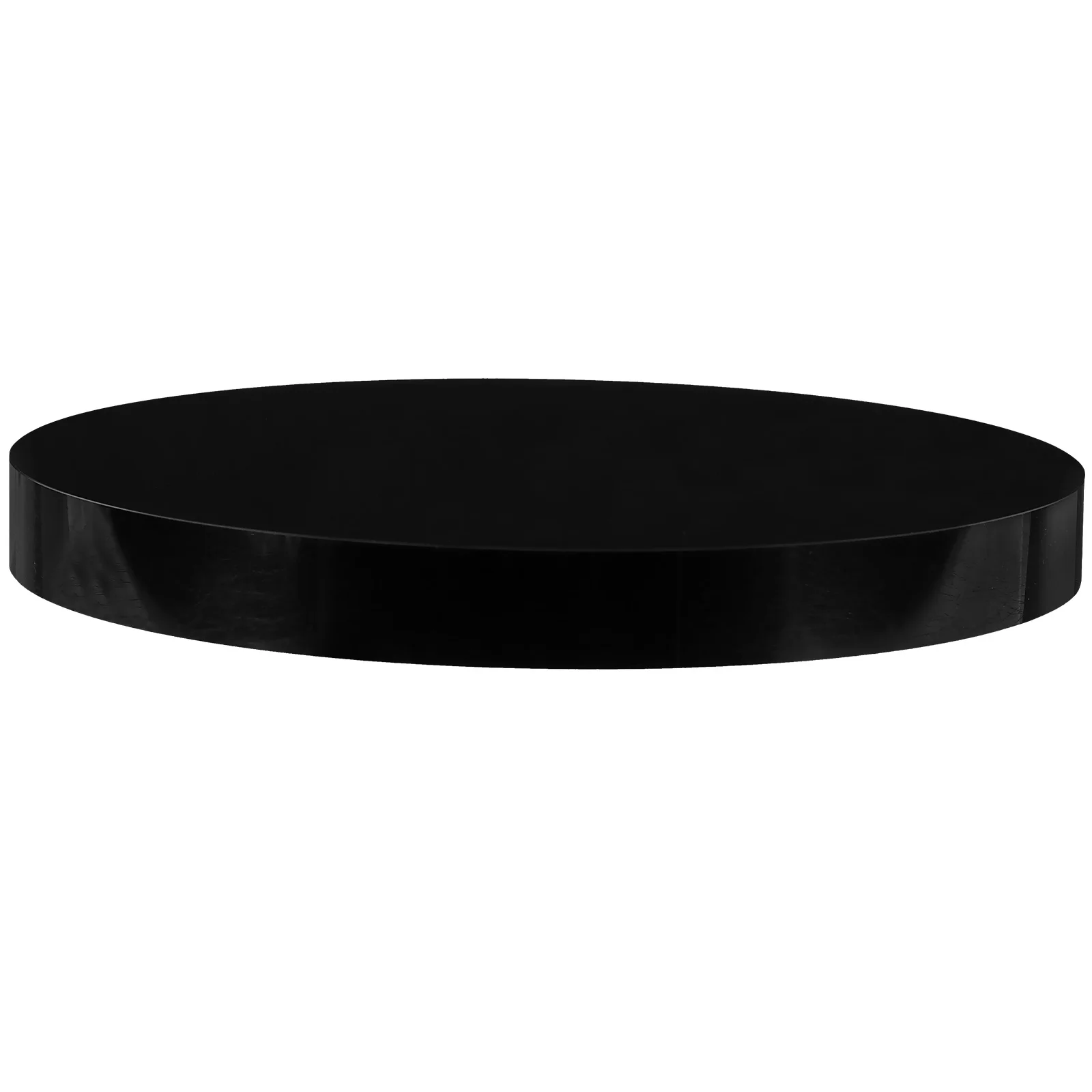 

1pc Black Obsidian Divination Mirror 12cm Round Feng Shui Scrying Stone Decor Home Office Goth Mirror Circle Stone Craft